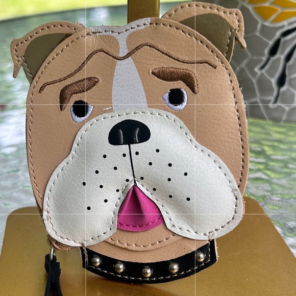 Rolf’s leather Bulldog Face coin purse. - Picture 3 of 4
